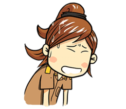 Aoisoi Browny Girl sticker #6263523