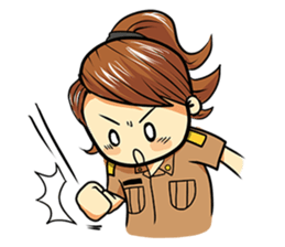 Aoisoi Browny Girl sticker #6263526