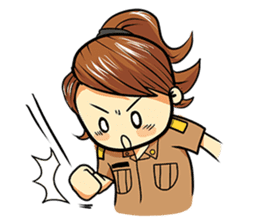 Aoisoi Browny Girl sticker #6263526