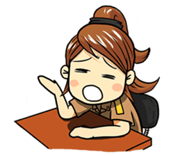Aoisoi Browny Girl sticker #6263529