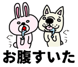 The sticker of the rabbit for type B. sticker #6264226