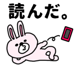 The sticker of the rabbit for type B. sticker #6264253