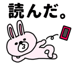 The sticker of the rabbit for type B. sticker #6264253