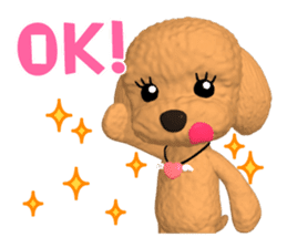 3D Toypoo Friends English sticker #6265016