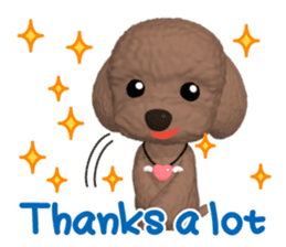 3D Toypoo Friends English sticker #6265025