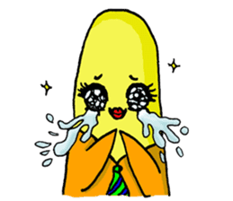 The Secret Life of Banana-kun sticker #6265217