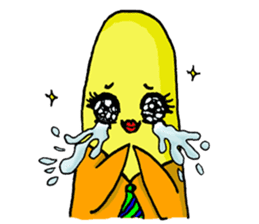 The Secret Life of Banana-kun sticker #6265217