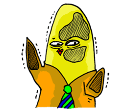 The Secret Life of Banana-kun sticker #6265234
