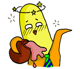 The Secret Life of Banana-kun sticker #6265240