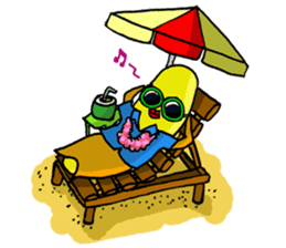 The Secret Life of Banana-kun sticker #6265241