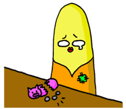 The Secret Life of Banana-kun sticker #6265242
