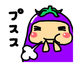 nasuno kun (eggplant) sticker #6265705