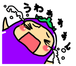 nasuno kun (eggplant) sticker #6265708