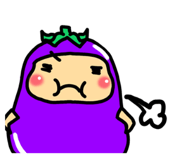 nasuno kun (eggplant) sticker #6265709