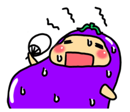 nasuno kun (eggplant) sticker #6265715