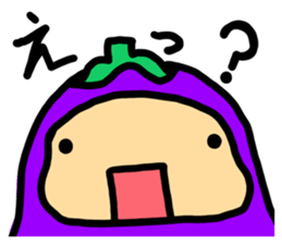 nasuno kun (eggplant) sticker #6265718