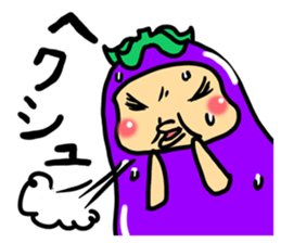 nasuno kun (eggplant) sticker #6265729