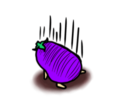 nasuno kun (eggplant) sticker #6265735
