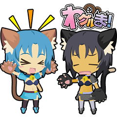 Waguruma Sticker (side Cait Sith)