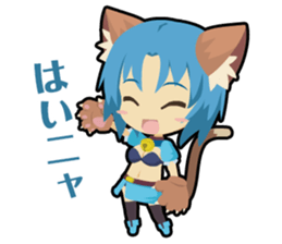 Waguruma Sticker (side Cait Sith) sticker #6266142