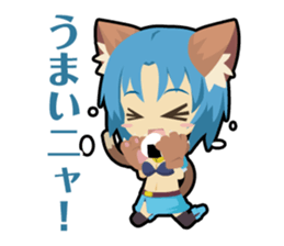 Waguruma Sticker (side Cait Sith) sticker #6266143