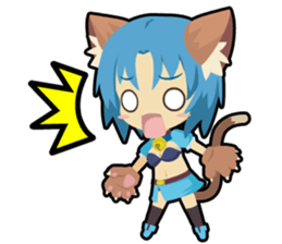 Waguruma Sticker (side Cait Sith) sticker #6266154