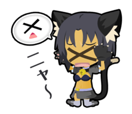 Waguruma Sticker (side Cait Sith) sticker #6266171