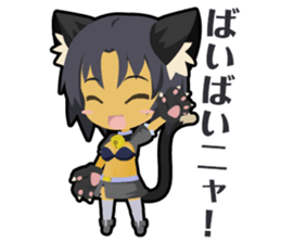 Waguruma Sticker (side Cait Sith) sticker #6266173