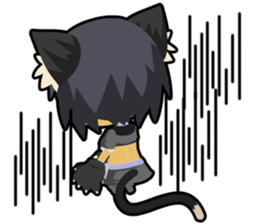 Waguruma Sticker (side Cait Sith) sticker #6266174