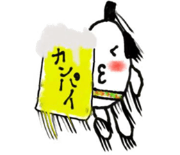 Egg  Samurai sticker #6267041