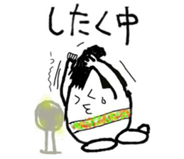 Egg  Samurai sticker #6267055