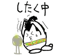 Egg  Samurai sticker #6267055