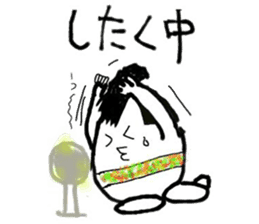 Egg Samurai sticker #6267055