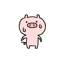 pig butamaru sticker #6267075
