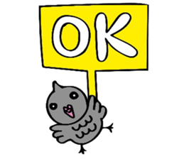 mikan is a cockatiel (golf version2) sticker #6267188