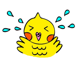 mikan is a cockatiel (golf version2) sticker #6267197