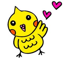 mikan is a cockatiel (golf version2) sticker #6267202
