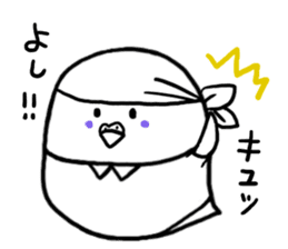 Last-minute honorific of parakeet father sticker #6268183