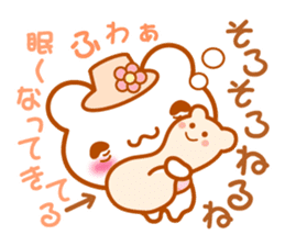 Bear "Kuma chan" talk sticker #6268307