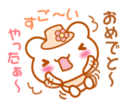 Bear "Kuma chan" talk sticker #6268324