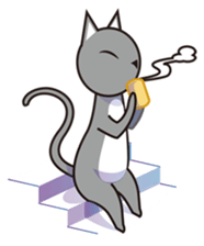 Cat and dog's life sticker #6268467