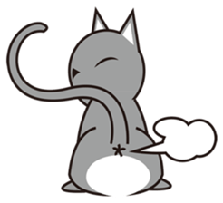 Cat and dog's life sticker #6268472