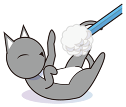 Cat and dog's life sticker #6268473