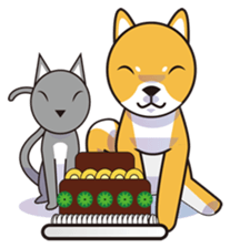 Cat and dog's life sticker #6268493