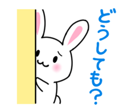 Ambiguous rabbit sticker #6268500