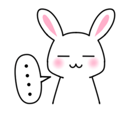 Ambiguous rabbit sticker #6268528