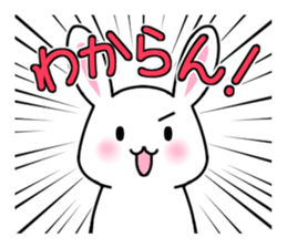 Ambiguous rabbit sticker #6268531