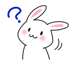 Ambiguous rabbit sticker #6268533