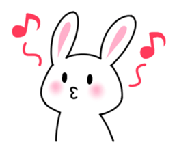 Ambiguous rabbit sticker #6268534