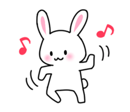 Ambiguous rabbit sticker #6268535